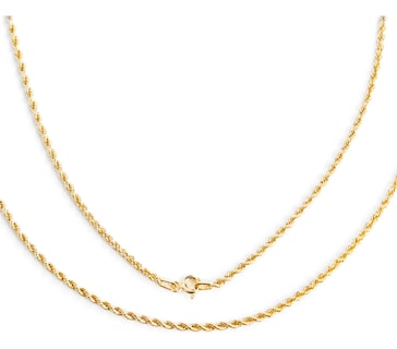 Foto 4 | Cadena Torsal De Oro Italiano 14k, Calibre 2.1mm, 50 Cm