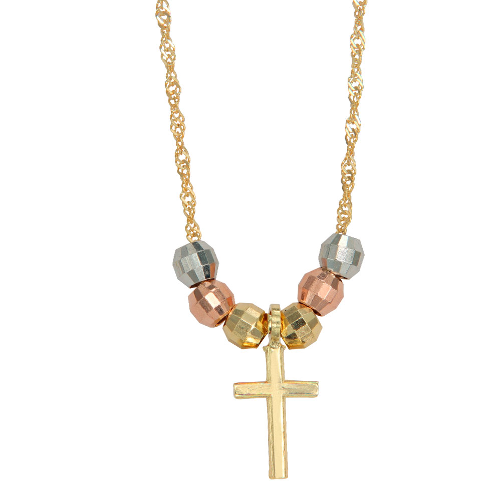 Foto 1 | Gargantilla Cruz de Oro 14k