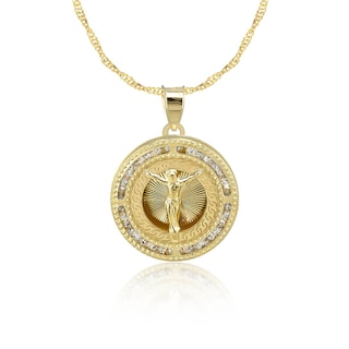 Foto 1 | Cadena Con Medalla Cristo Resplandor Circular 10k
