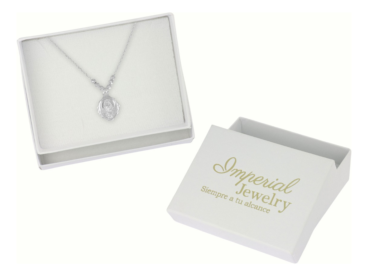 Foto 4 | Collar De La Virgen De Plata 925 Con Bola Diamantada De 45cm