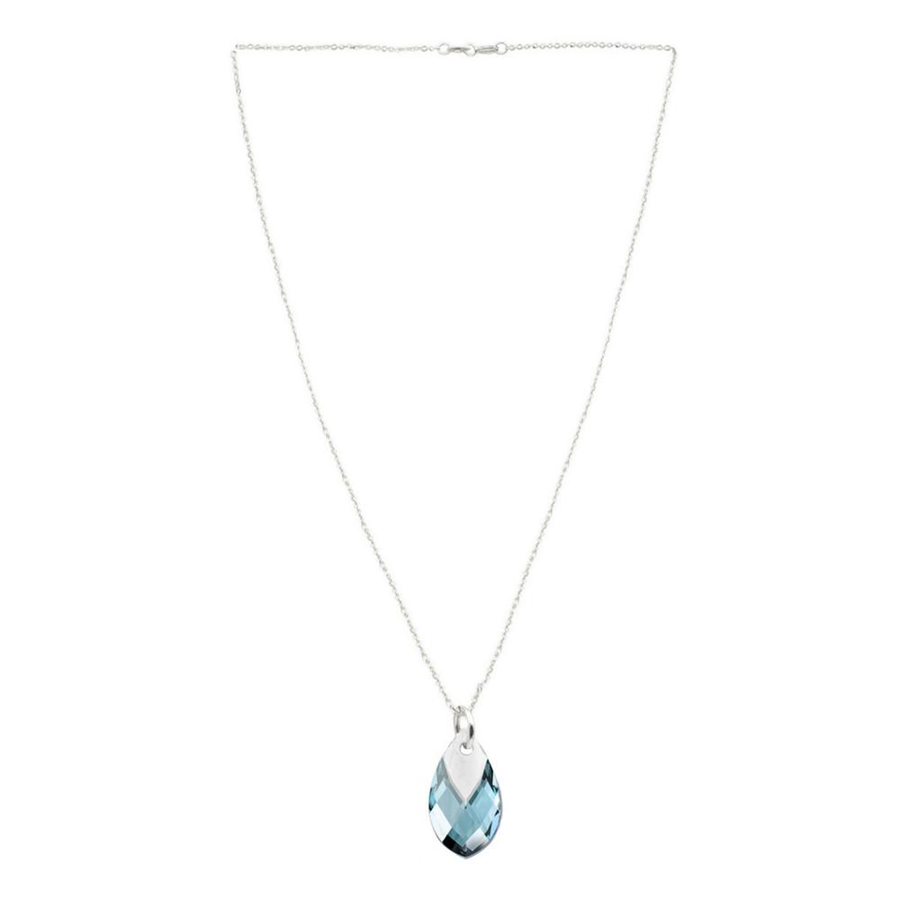 Foto 5 pulgar | Set Collar Y Aretes Pear Shaped Zvezda 0.925 Mujer