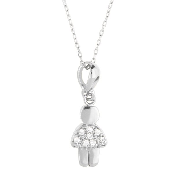 Foto 1 | Collar En Forma De Niño - Ternura Y Brillo Eternos Con Cristales Swarovski