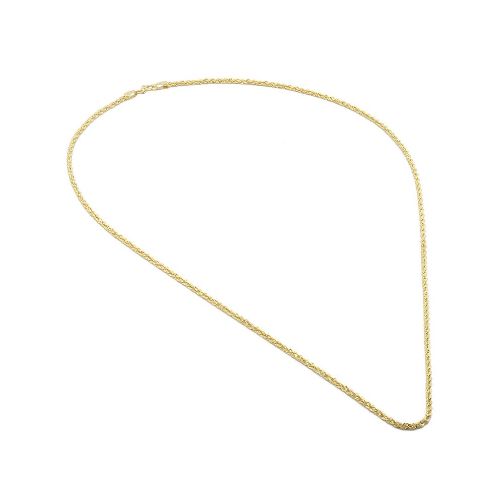 Foto 4 pulgar | Cadena Torzal 1.5 Mm 40 Cm Oro Sólido 10k