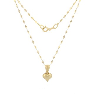 Foto 2 | Cadena Gargantilla Dama Corazón 8 Mm Oro 14k Sólido