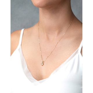 Foto 6 | Cadena Gargantilla Dama Corazón 8 Mm Oro 14k Sólido