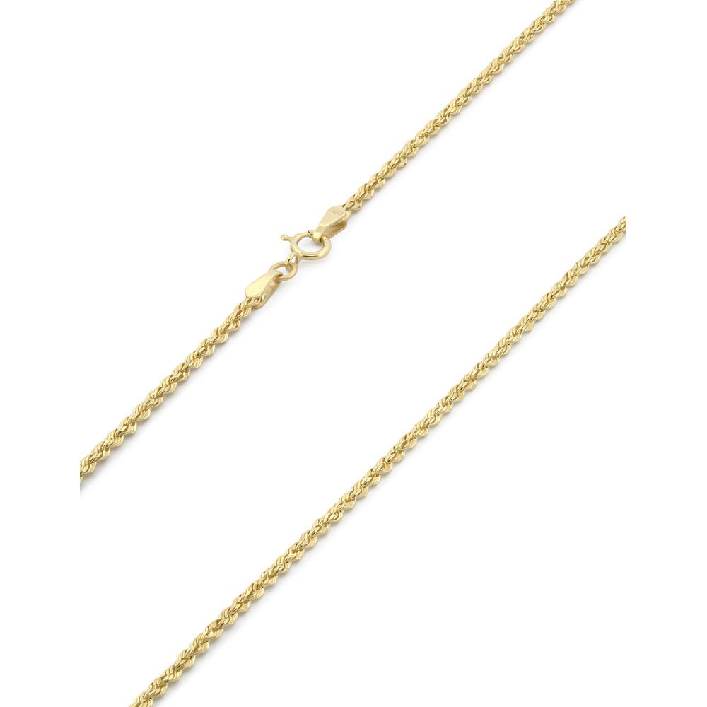 Foto 3 pulgar | Cadena Torzal 2 Mm 45 Cm Oro Sólido 14k