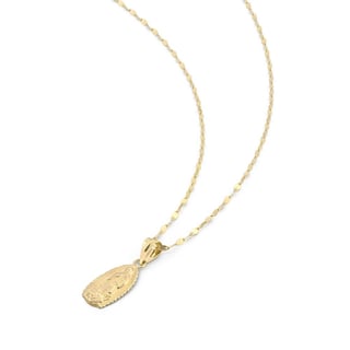 Foto 4 | Cadena Con Dije Virgen 1.4 Cm Bautizo Oro 10k Sólido