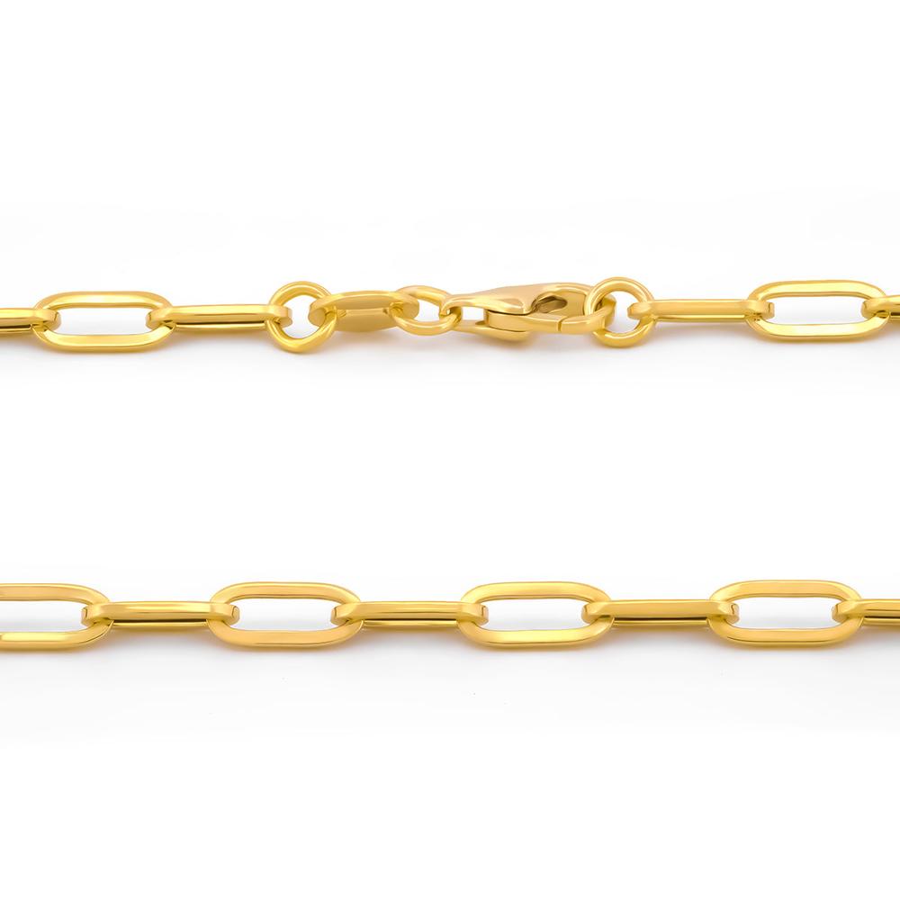 Foto 4 pulgar | Cadena Gargantilla Clip 6 Por 2.5 Mm 60 Cm Oro Sólido 14k