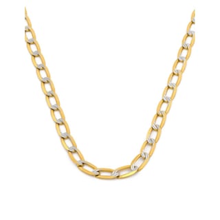 Foto 1 | Cadena Barbada Inglesa Diamantada Oro Italiano Sólido 14k 55 Cm