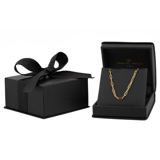 Foto 4 | Cadena Gargantilla Clip 6 Por 2.5 Mm 55 Cm Oro Sólido 14k