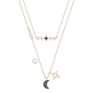 Foto 1 | Set De Collares Swarovski Symbolica Con Cadenas De Metal Mezcladas - Venta Internacional.