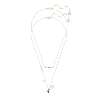 Foto 2 | Set De Collares Swarovski Symbolica Con Cadenas De Metal Mezcladas - Venta Internacional.