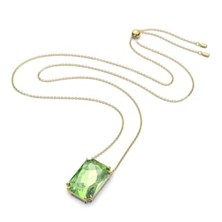 Foto 2 | Collar Con Colgante De Cristal Verde Swarovski Millenia, Tono Dorado - Venta Internacional.