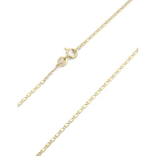 Foto 2 | Cadena Espejo Oro Sólido Amarillo 45 Cm 14k