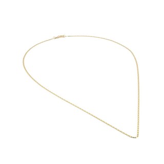 Foto 3 | Cadena Espejo Oro Sólido Amarillo 45 Cm 14k