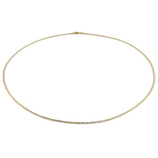 Foto 3 | Cadena Barbada Diamantada 2.5 Mm 60 Cm Oro Sólido 14k