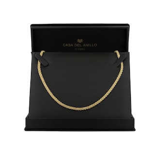 Foto 4 | Cadena Gargantilla Dama Trenzada 3 Mm Oro Sólido 14k