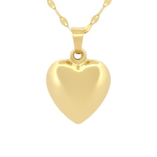 Foto 1 | Gargantilla Corazon Mediano Liso 1.2 Cm Oro Sólido 14k