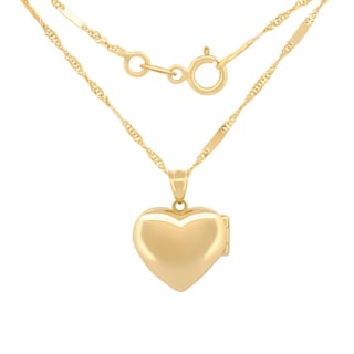 Foto 2 | Cadena Con Dije De Corazón Relicario Love Oro Sólido 10k