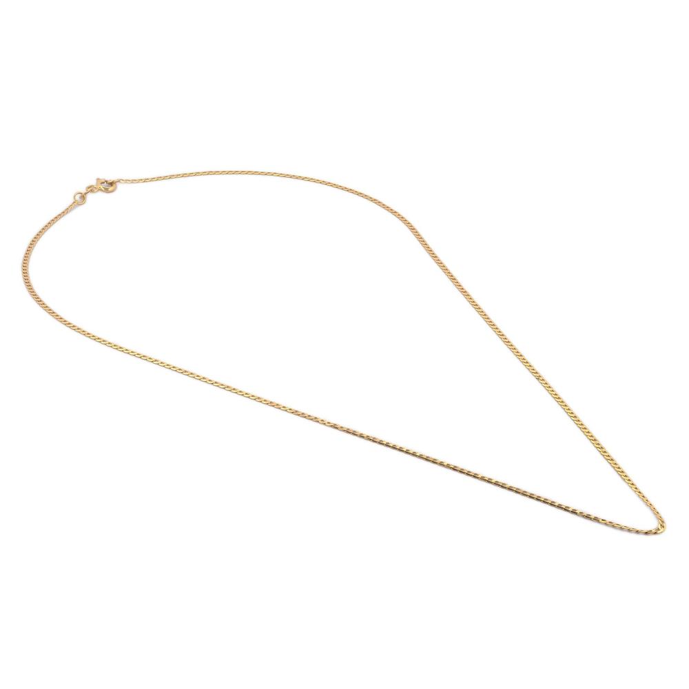Foto 4 pulgar | Cadena Estilo Barbada Oro Amarillo Sólido 14k 50 Cm