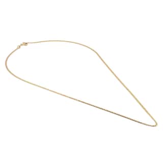 Foto 3 | Cadena Estilo Barbada Oro Amarillo Sólido 14k 50 Cm