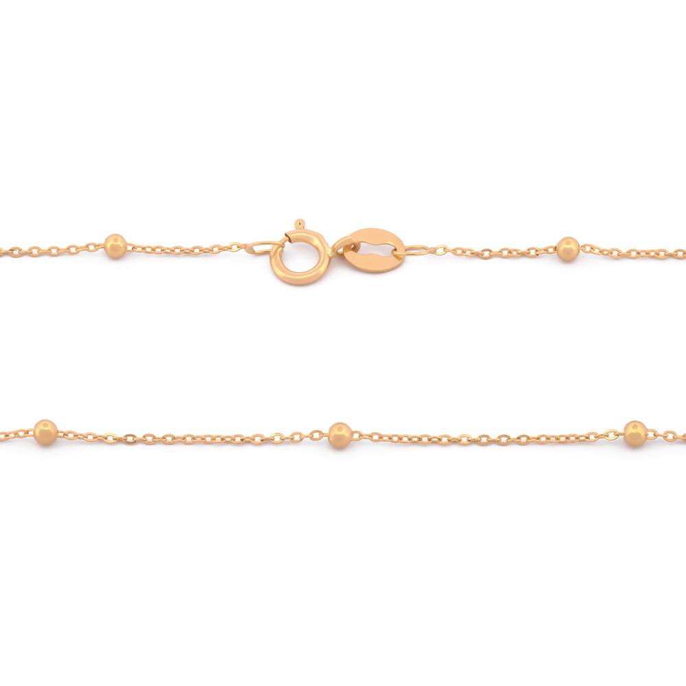 Foto 4 pulgar | Cadena Viviana En Oro Amarillo Sólido 18k 45 Cm