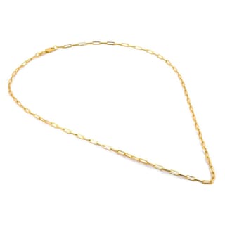 Foto 3 | Cadena Gargantilla Clip 2 Por 5 Mm 45 Cm Oro Sólido 14k