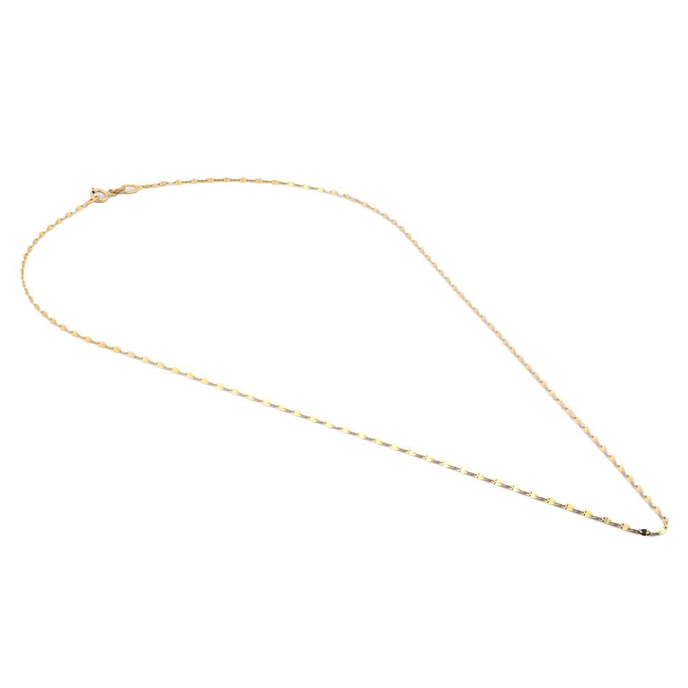 Foto 5 pulgar | Cadena Grano De Cafe 1.5 Mm Oro Sólido 18k 45 Cm
