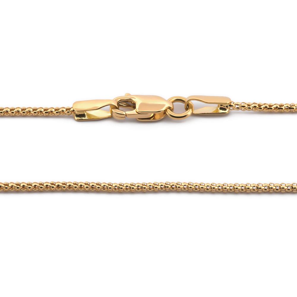 Foto 3 pulgar | Cadena Espiga En Oro Amarillo Sólido 18k 50 Cm