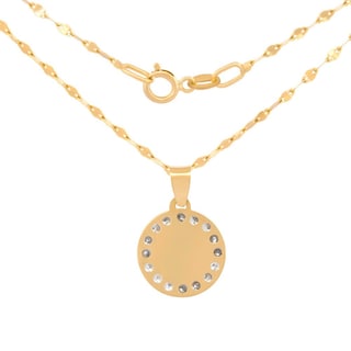 Foto 2 | Cadena Con Dije De La Virgen De Guadalupe 2 Oros 1 Cm En Oro Sólido 14k