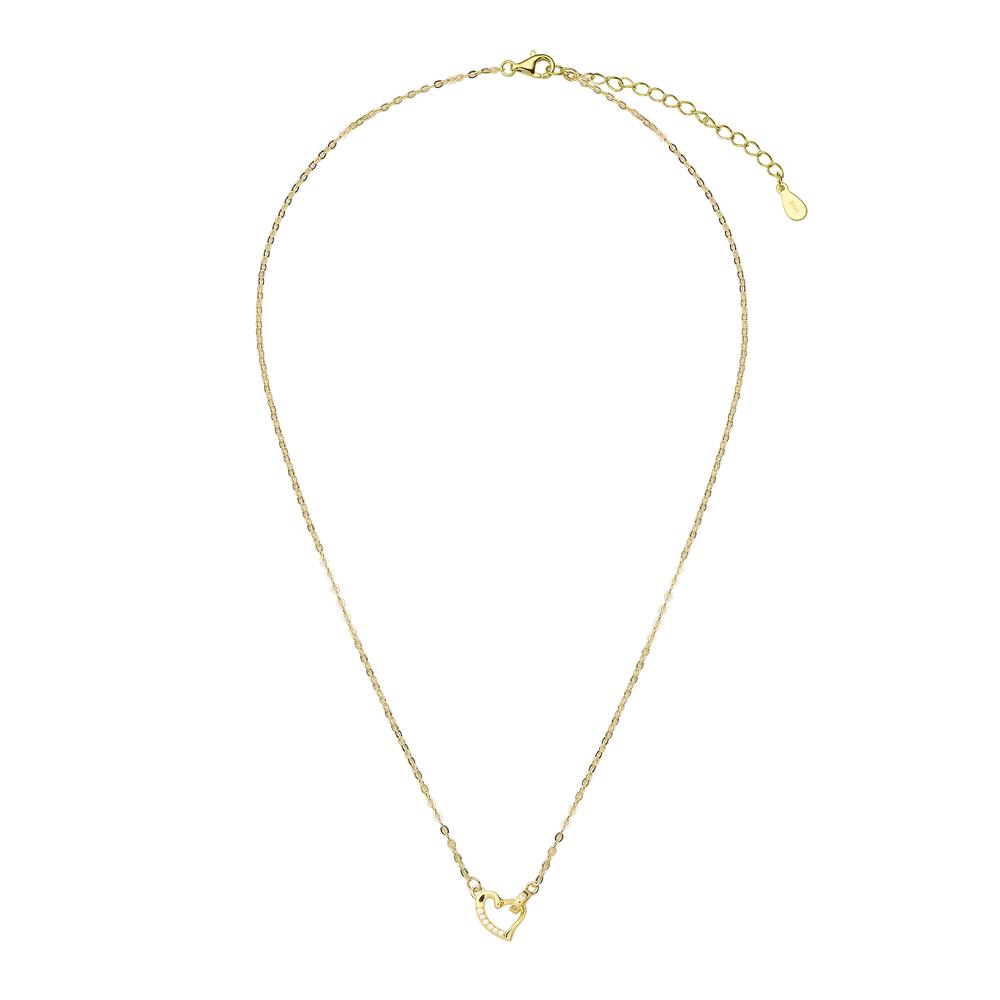 Foto 4 pulgar | Collar Y Dije Enso 925 Para Mujer Esn144g Dorado