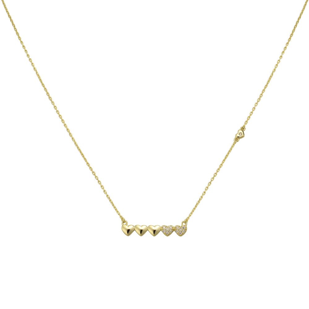 Foto 3 pulgar | Collar Y Dije Enso 925 Para Mujer Esn143g Dorado