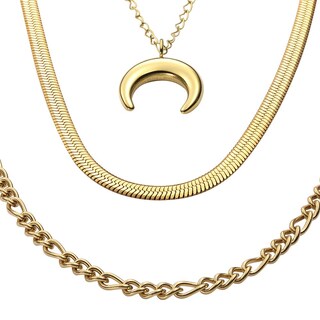 Foto 2 | Collar Y Dije Enso Ic Para Mujer Eic252473g Color Dorado