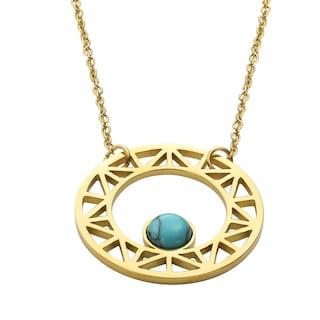 Foto 1 | Collar y Dije Enso IC para Mujer EIC252475G Dorado