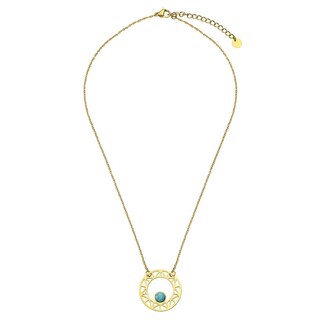 Foto 3 | Collar y Dije Enso IC para Mujer EIC252475G Dorado