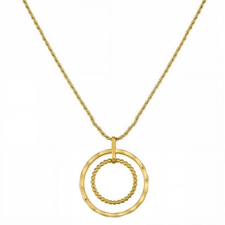 Foto 1 | Collar y Dije Enso IC para Mujer EIC252469G Dorado