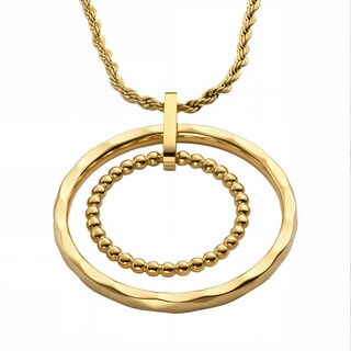 Foto 2 | Collar y Dije Enso IC para Mujer EIC252469G Dorado