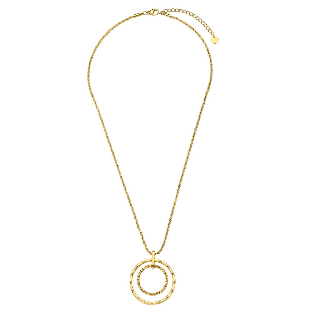 Foto 4 pulgar | Collar y Dije Enso IC para Mujer EIC252469G Dorado