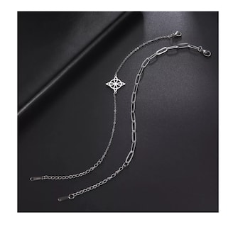 Foto 3 | Set Dije Cadena Anillo Aretes Pulsera Nudo De Bruja Celta Plata