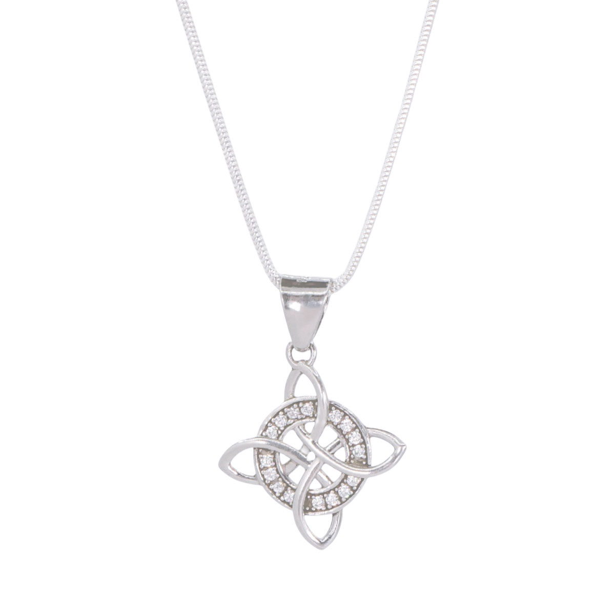 Collar Nudo Bruja Crixus Joyería Plata .925