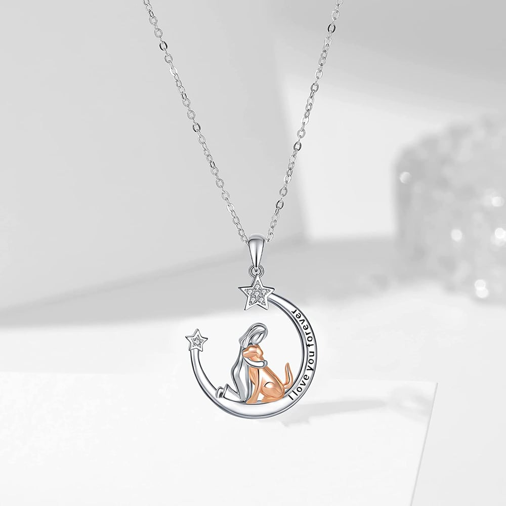 Foto 5 pulgar | Collar De Plata 925 Para Mujer Con Colgante De Perro - Venta Internacional.