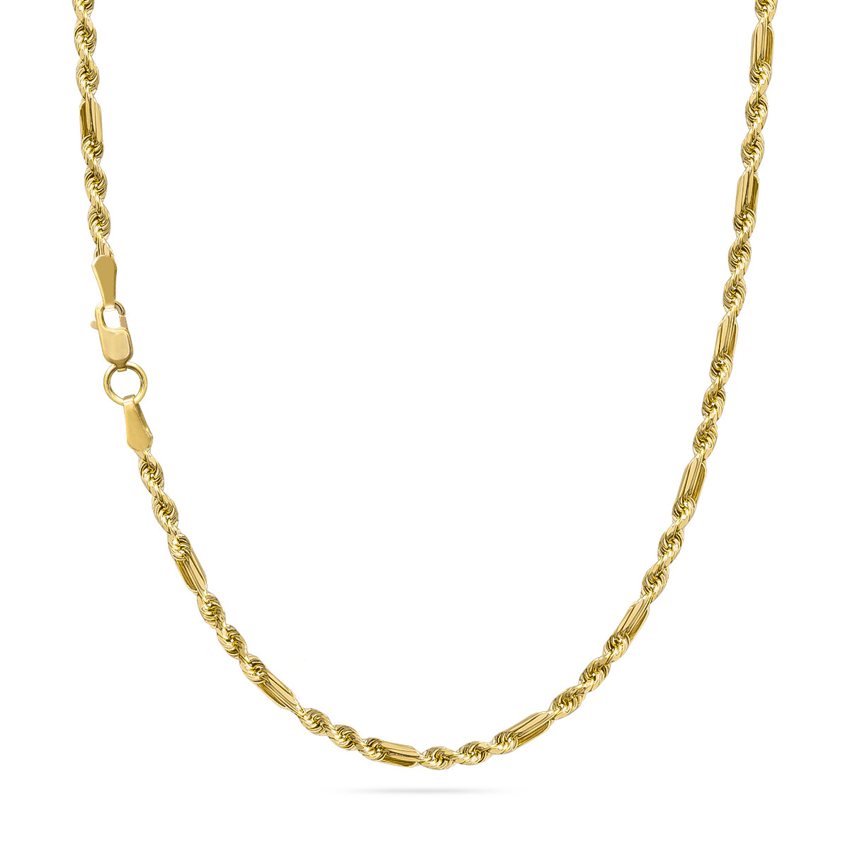 Cadena Figaro 3mm 60cm Oro Italiano