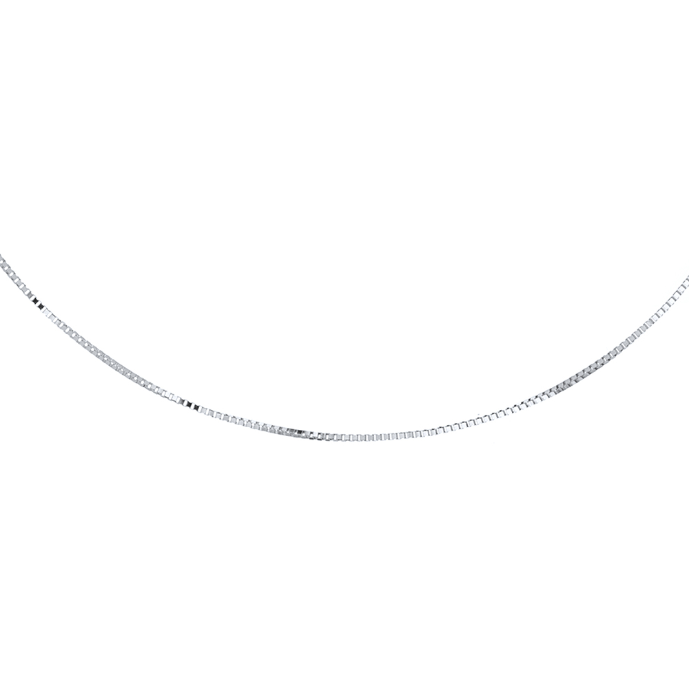 Foto 2 pulgar | Cadena Zekie 7003w-45 Oro 14k Blanco 45 Cms.