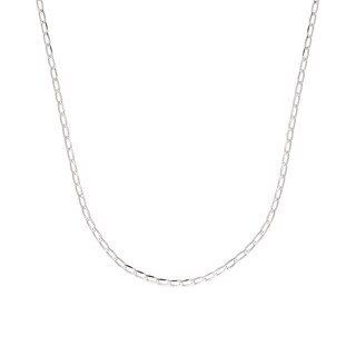 Foto 1 | Cadena Zekie 7038w-40 Oro 14k Blanco 40 Cms Tejido Ingles