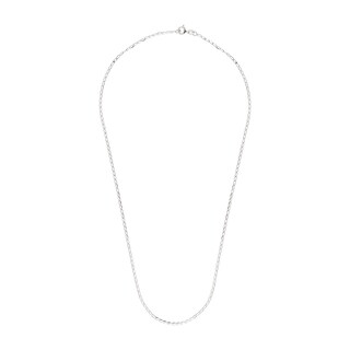 Foto 2 | Cadena Zekie 7038w-40 Oro 14k Blanco 40 Cms Tejido Ingles