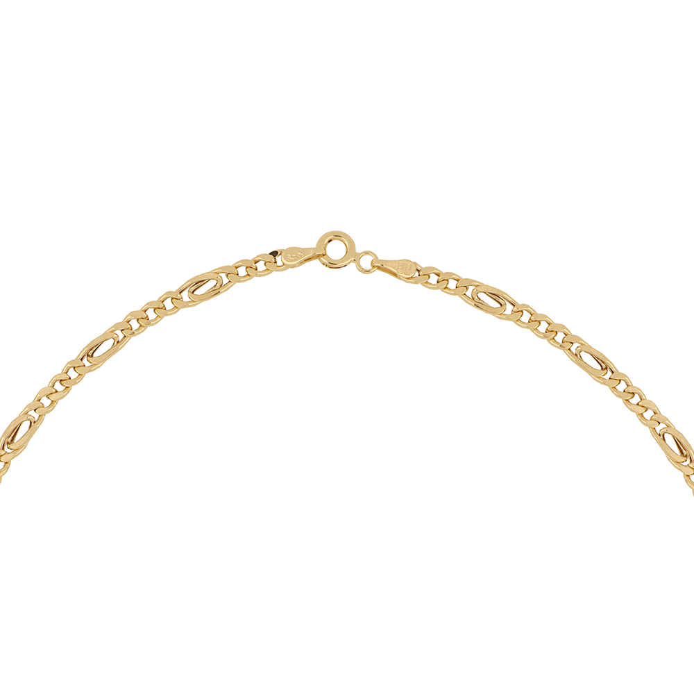 Foto 4 pulgar | Cadena Zekie 7042 Oro 14k Amarillo 50 Cms