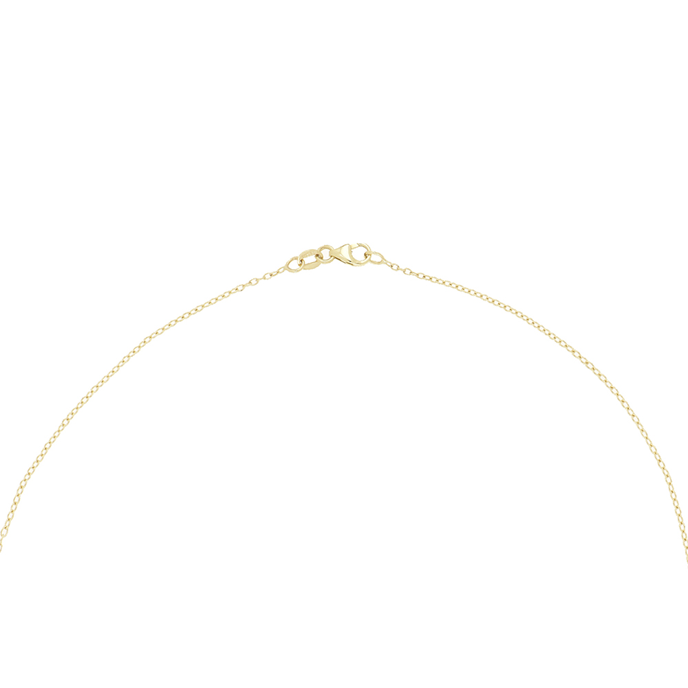 Foto 4 pulgar | Gargantilla Zekie 7025 Oro 14k Amarillo Corazones 45 Cms