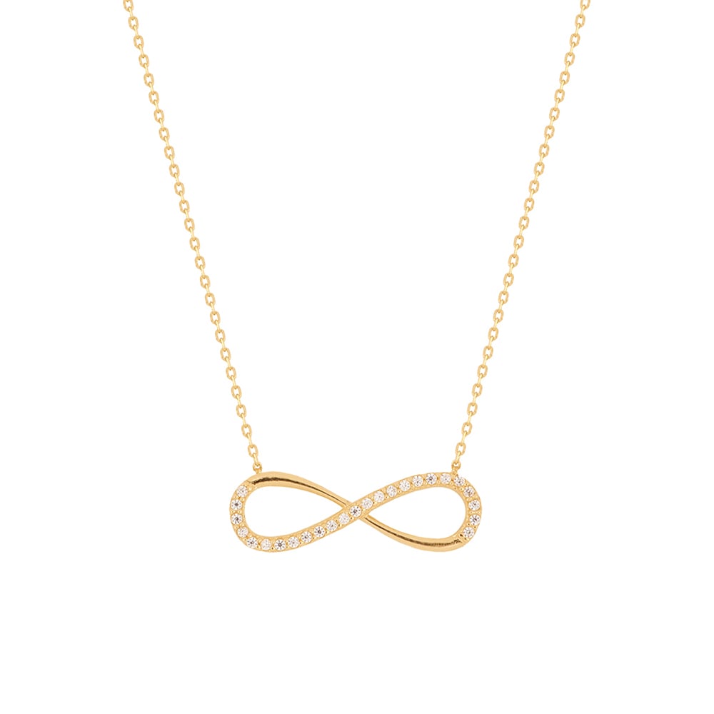 Gargantilla Zekie 7091 Oro 10k Amarillo 45 Cms Infinito $3,179