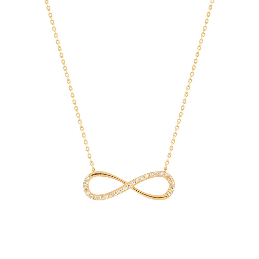 Foto 1 | Gargantilla Zekie 7091 Oro 10k Amarillo 45 Cms Infinito