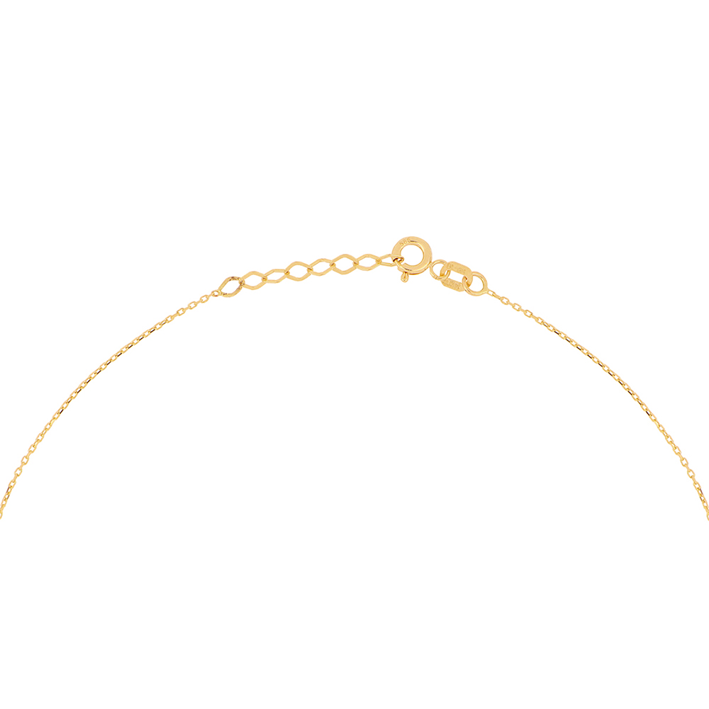Foto 4 pulgar | Gargantilla Zekie 7091 Oro 10k Amarillo 45 Cms Infinito